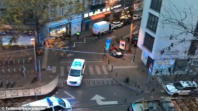Police opened fire during the arrest of the terror suspect, a spokesman for the Belgian prosecutors' service, Eric Van Duyse said