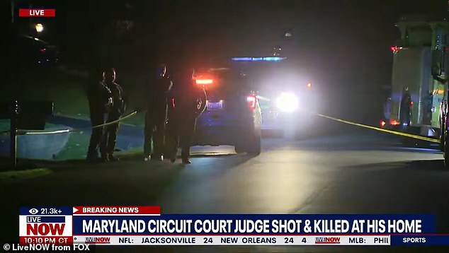 Maryland State Troopers were dispatched to the homes of other judges in the area and remained until Friday morning